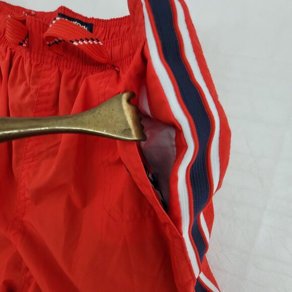 Osh Kosh B'Gosh Pants Boys 14 Red Athletic Windbreaker Zip Ankle Pockets Warm-up - Picture 6 of 13